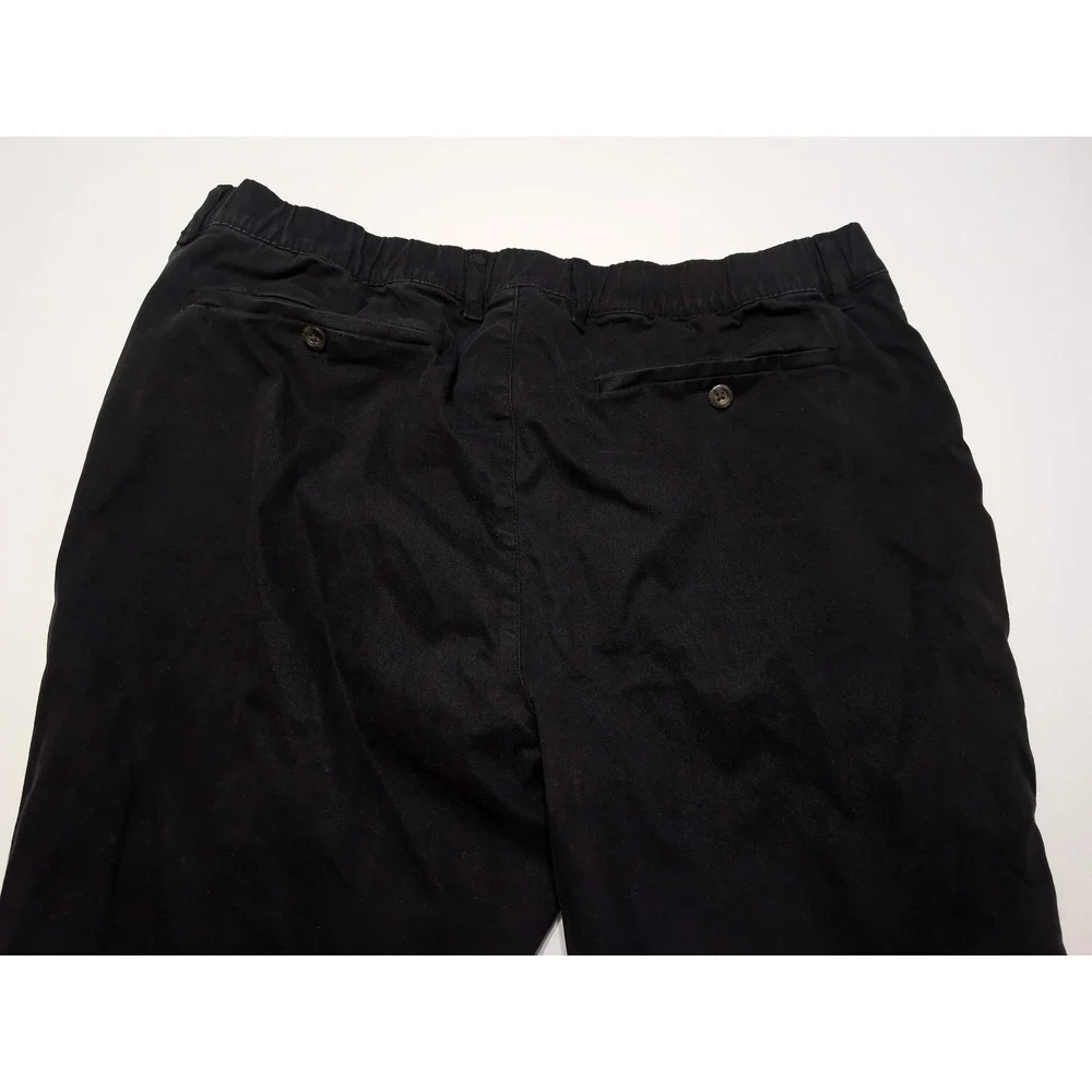BEARBOTTOM Stretch Chino Pants Men XXL x 30 Black Excellent BBC000293